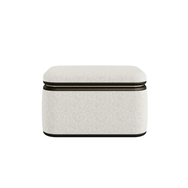Casa Magna SERENE Polsterhocker – 70 × 45 × 42 cm – Ansicht 1