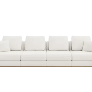 Casa Magna PRESTIGE Sofa Steppnaht · Konfiguration A – 372 × 113 × 74 cm – Ansicht 1
