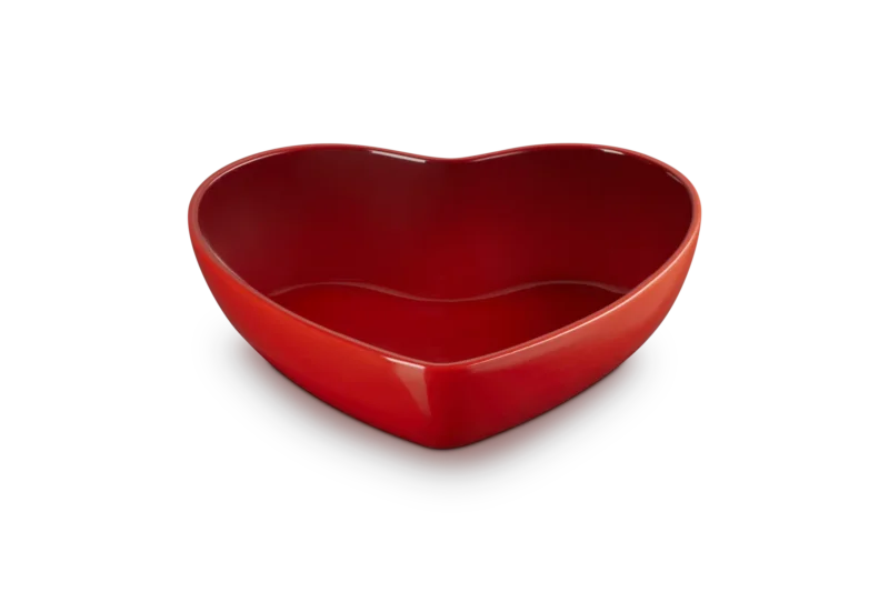 Le Creuset Servierschüssel Hochherz Ø30cm / 2,9L 'Kirschrot'