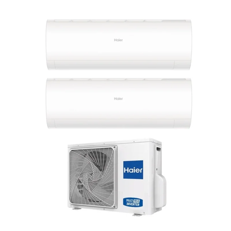climatizzatore condizionatore haier dual split inverter serie pearl 9_9 con 2u50s2sm1fa r 32 wi fi integrato 9000_9000 novita 30195