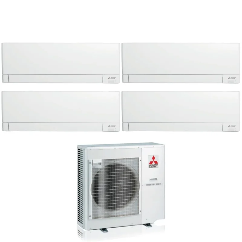 climatizzatore condizionatore mitsubishi electric quadri split inverter linea plus serie msz ay 9_9_12_12 con mxz 4f72vf r 32 wi fi integrato 9000_9000_12000_12000