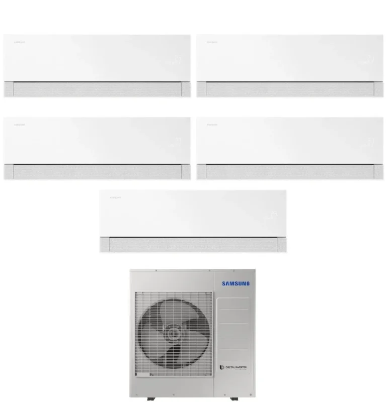 samsung condizionatore penta split samsung windfree premiere white 7991818 con aj100txj5kg r 32 wi fi integrato