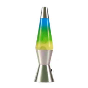 itotal - Lavalampe LED Spaceship chrom/gelb/blau