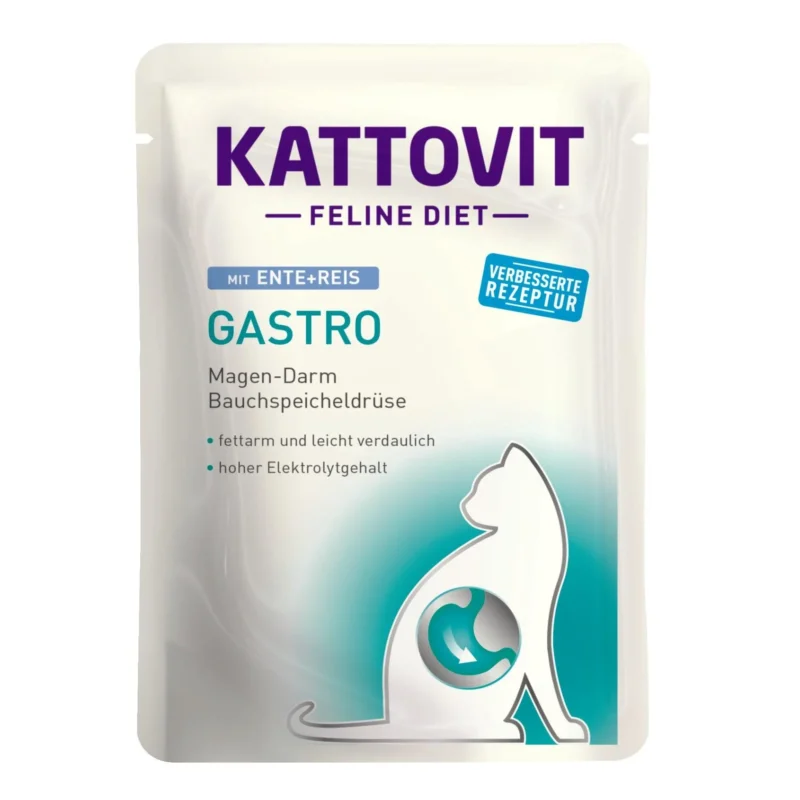 Kattovit Feline Diet Gastro Ente + Reis zoo-de