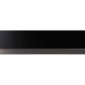 Küppersbusch CSV 6800.0 Vakuumierschublade + ZV 8020 Glasfront Schwarz + Designleiste Black Chrome