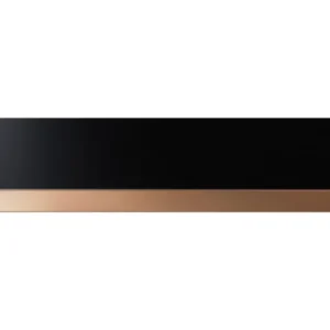 Küppersbusch CSV 6800.0 Vakuumierschublade + ZV 8020 Glasfront Schwarz + Designleiste Copper