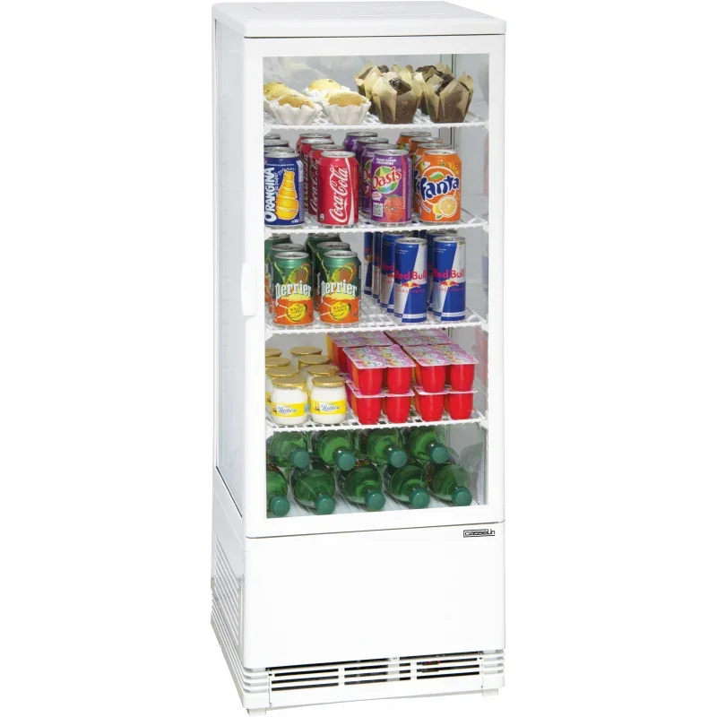 Casselin Kühlvitrine 98L - Weiß