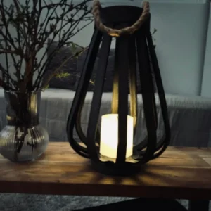 Lanterne med solceller – Dark 34cm - VIAMAJA.DK