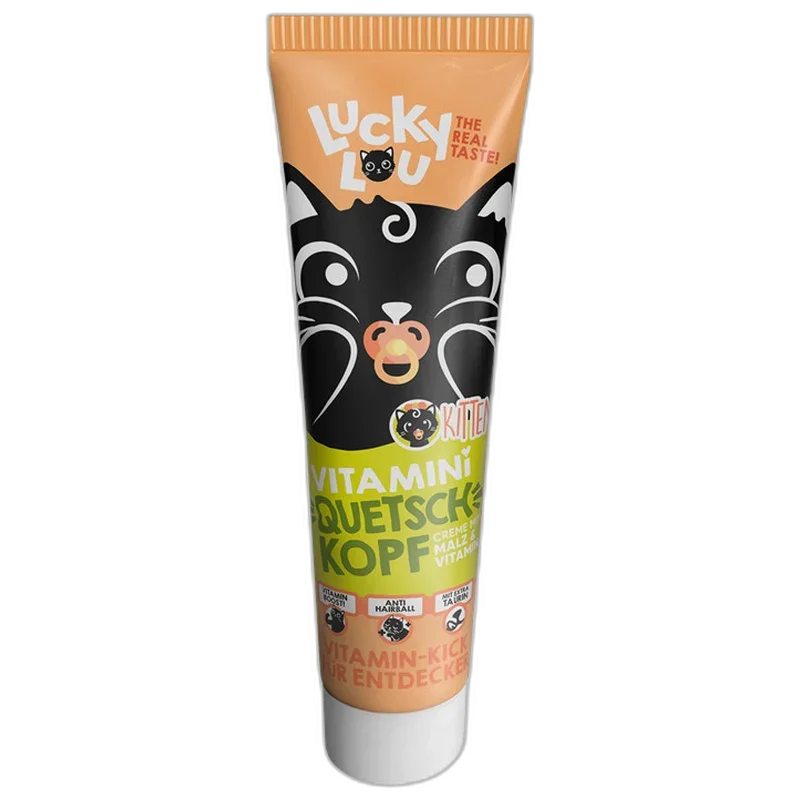 Lucky Lou Quetschkopf Kitten Malz & Vitamine 100 g