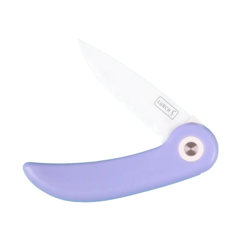 LUR-00010382 - LURCH, Picknick - Messer light lavender mit einklappbarer Keramikklinge