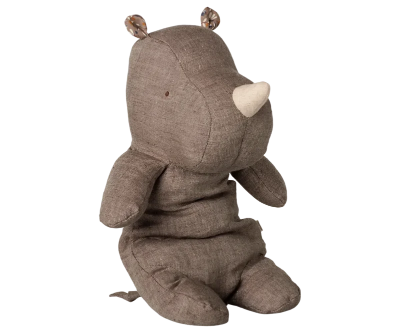 Maileg - Safari Freunde, Nashorn, Medium - Graumischung