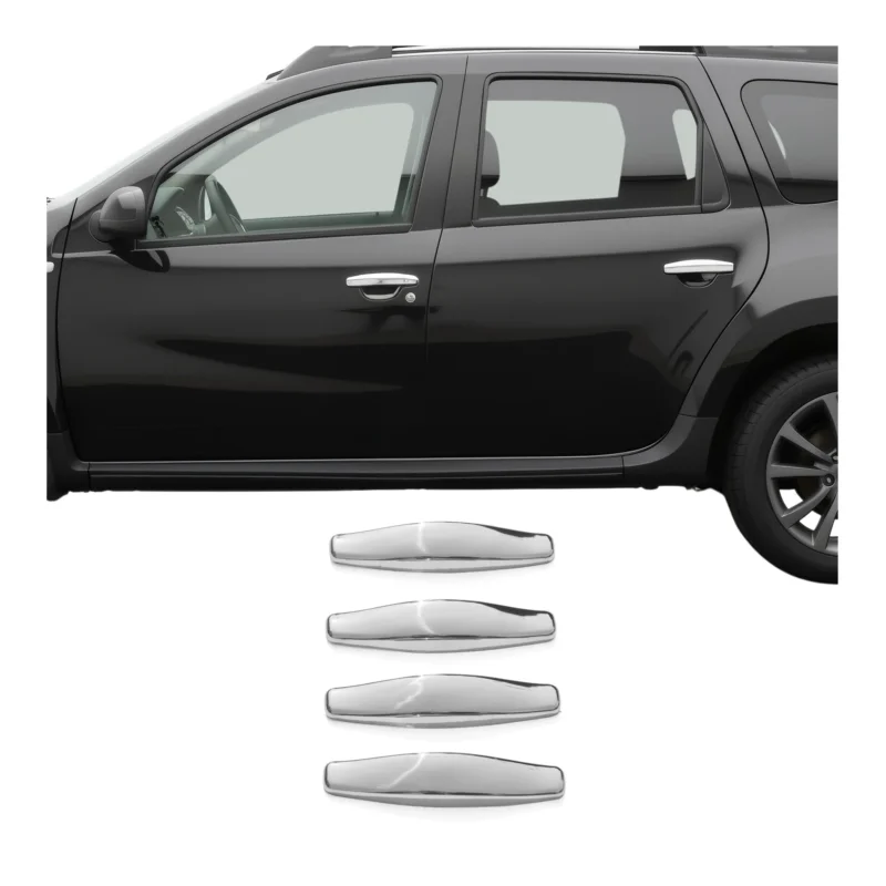 Chrom Türgriff Blende für Dacia Sandero 2008-2012 4-Tür Edelstahl 4tlg