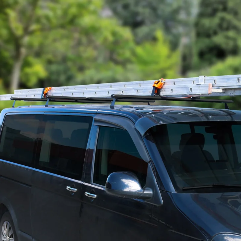 3x Dachträger + Leiterhalter Set für Opel Vivaro A 2001-2014 Lastanschläge