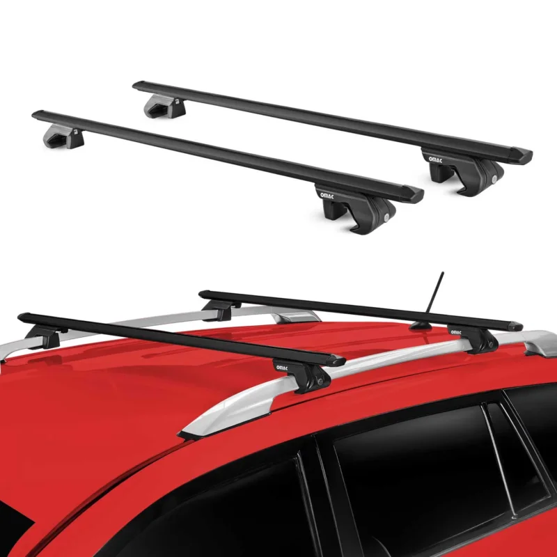Dachträger Grundtäger für Citroen XM Kombi 1991-2000 90kg Aluminium Schwarz ABE