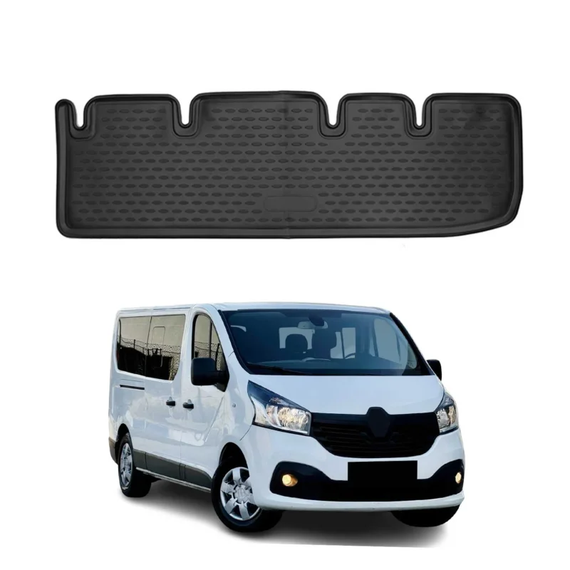 OMAC Gummimatten Fußmatten für Renault Trafic 2014-2026 TPE Automatte Schwarz