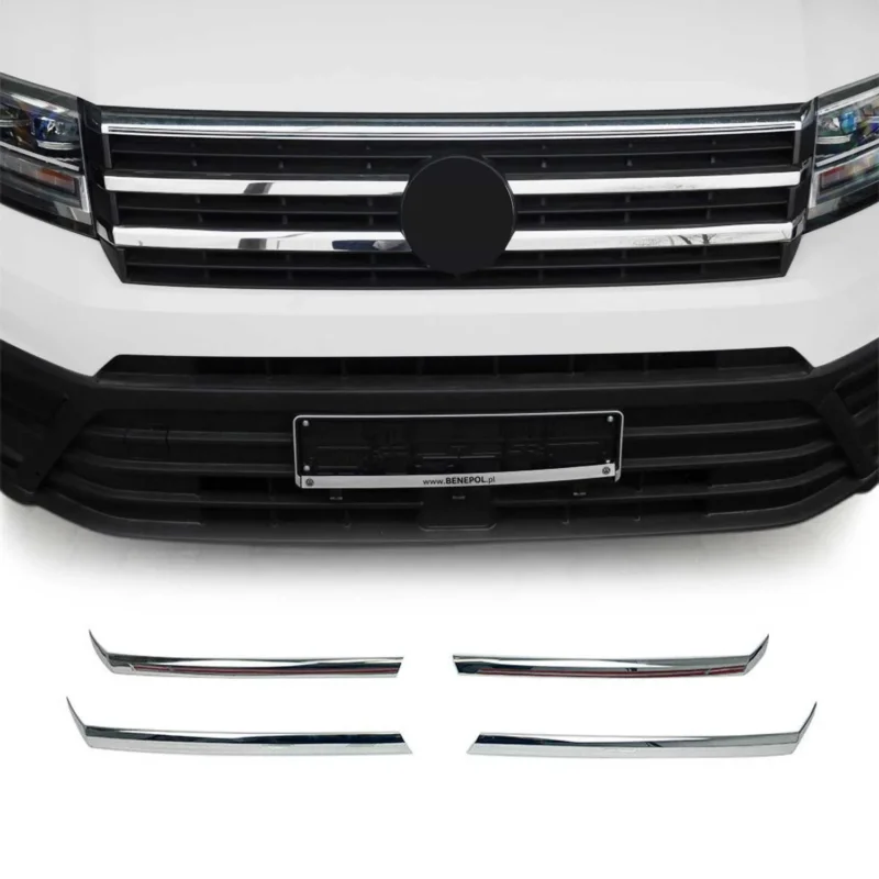 Kühlergrill Leisten Grillleisten für VW Grand California 2018-2021 Chrom 4x