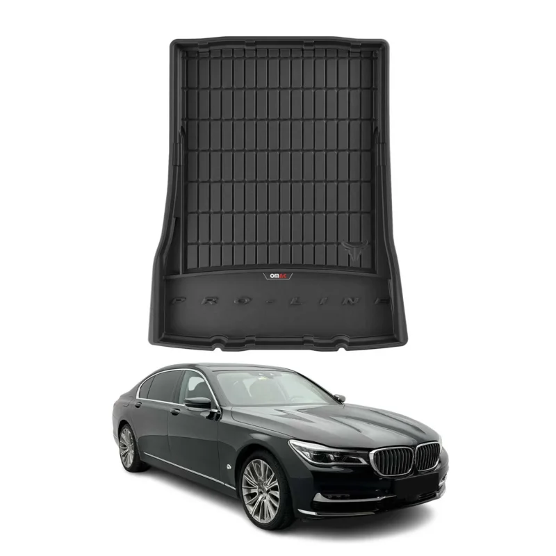 OMAC Gummi Kofferraumwanne für BMW 7er Lang G12 2015-2022 TPE Laderaumwanne