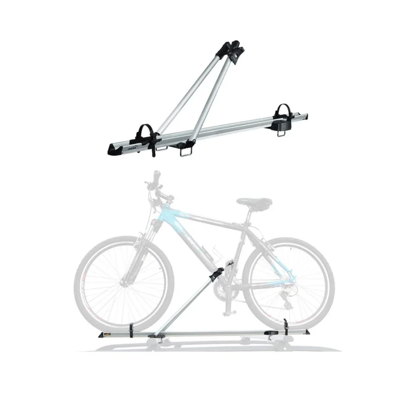 Fahrradträger Dachfahrradträger bis 17kg Aluminium Silber Fahrradhalter