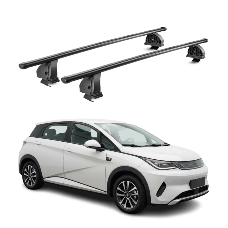 Stahl Dachträger für BYD Dolphin 2023-2026 TÜV Abschließbar 75 kg 2tlg Schwarz