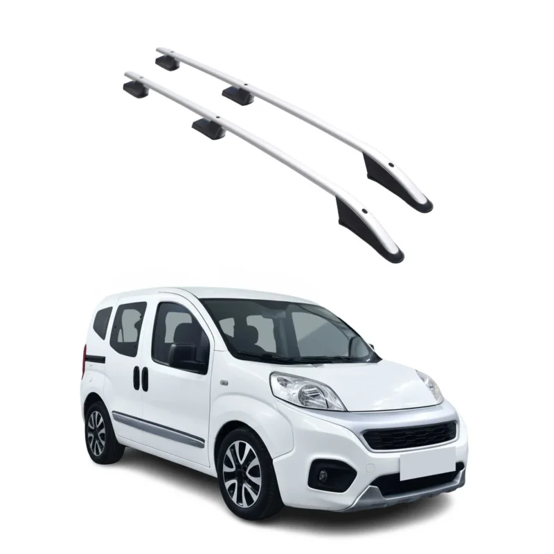 Alu Dachreling Querträger für Fiat Fiorino & Fiat Qubo 2008-2019 ABE Grau