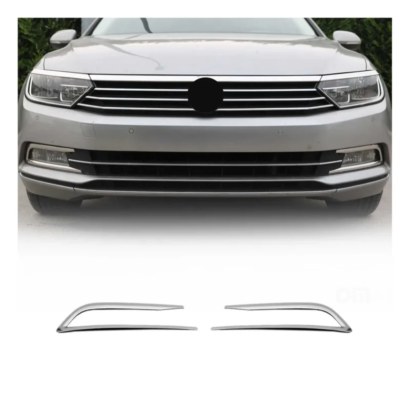 Nebelscheinwerfer Rahmen Chrom für VW Passat B8 3G 2015-2021 Edelstahl 2x
