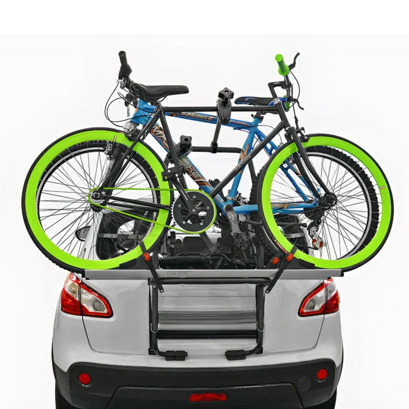 Menabo Fahrradträger 2 Fahrräder für Hyundai i10 2007-2026 Alu Silber Schwarz