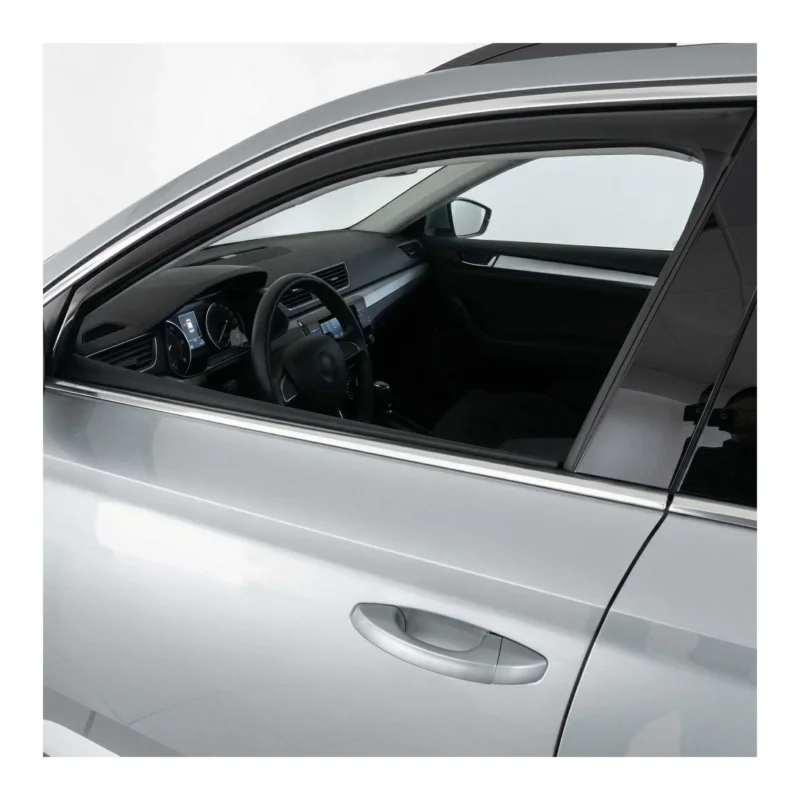 Windabweiser Regenabweiser für Skoda Superb 2015-2024 Dunkel Acryl 2x