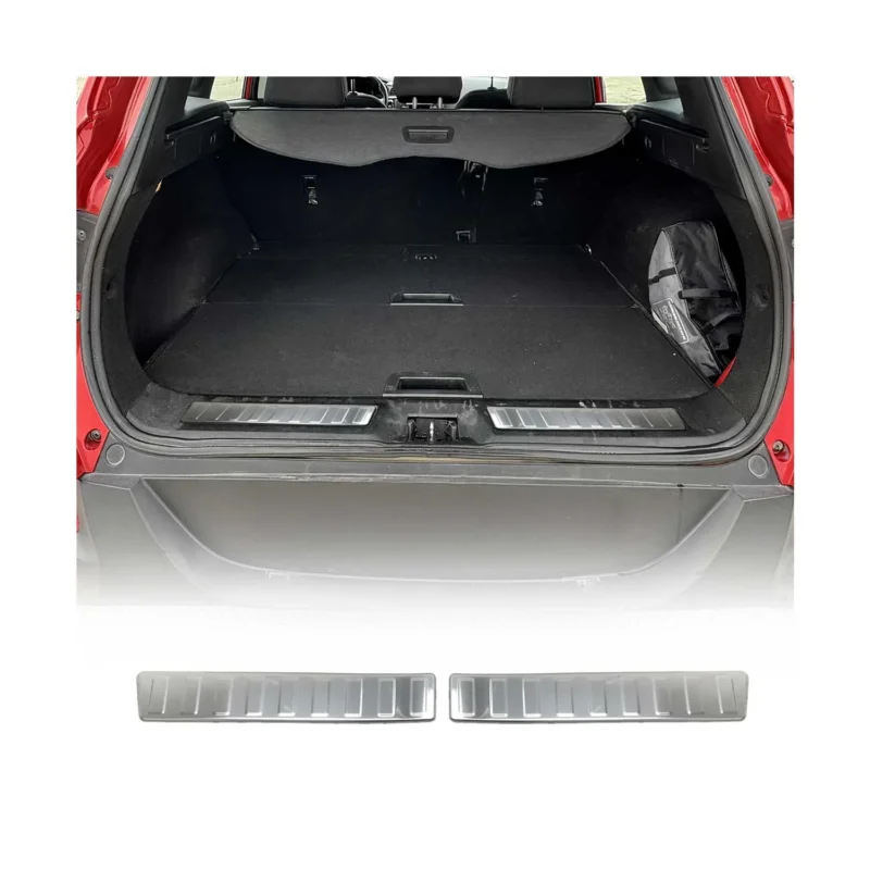 Ladekantenschutz Stoßstange für Renault Kadjar 2015-2018 Pre-FL Edelstahl Chrom