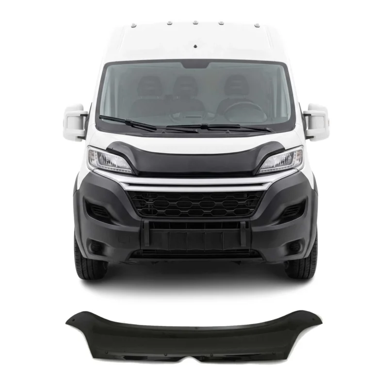Motorhaube Deflektor Insektenschutz für Citroen Jumper 2014-2026 Dunkel