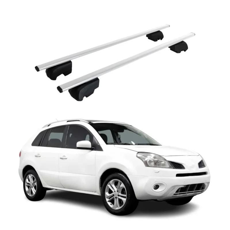 Dachträger Grundträger für Renault Koleos I 2011-2015 Facelift Stahl Silber 2x