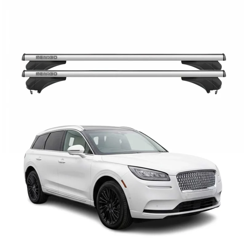 Menabo Dachträger Grundtäger für Lincoln Corsair 2020-2026 Aluminium Silber 2tlg