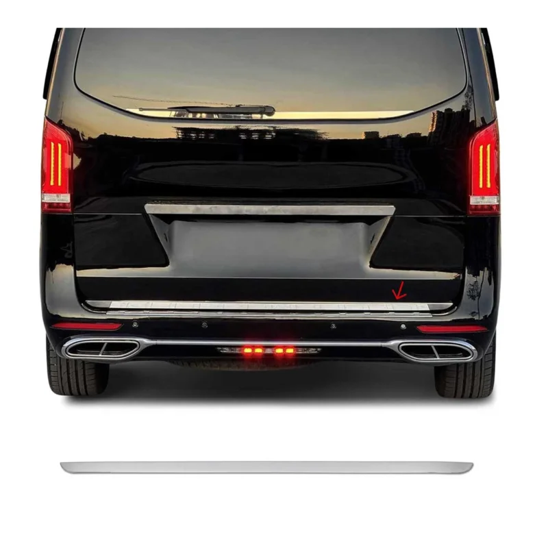Kofferraumleiste Heckleiste für Mercedes Vito W447 2014-2026 Edelstahl Chrom