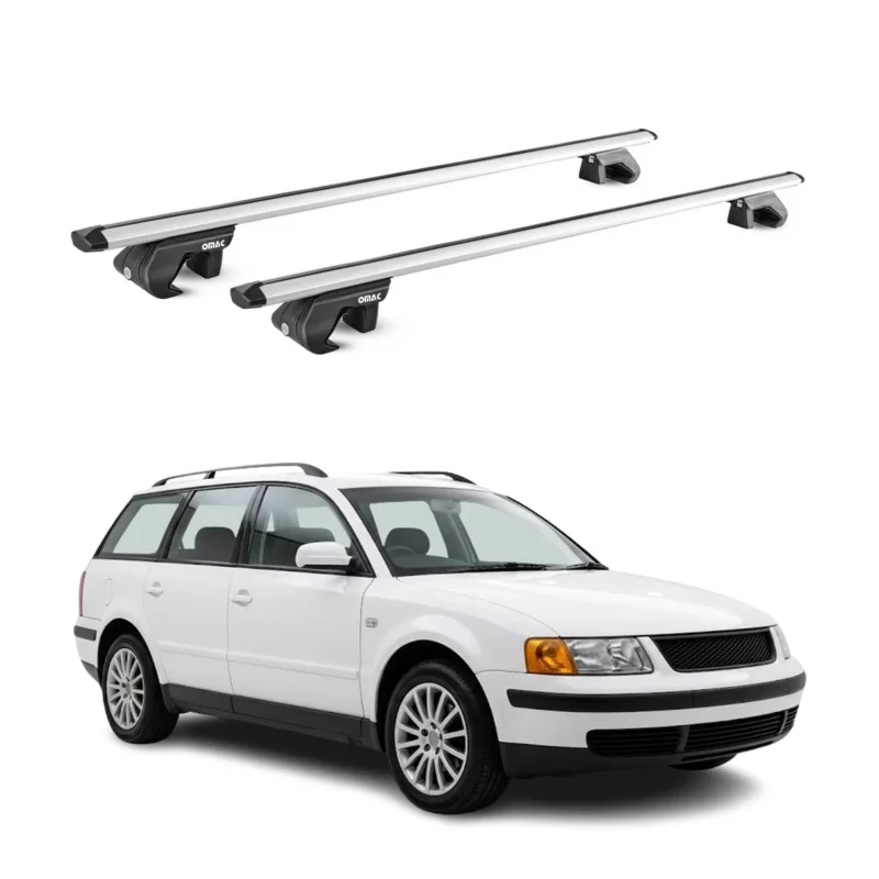 Dachträger Grundtäger für VW Passat B5 Variant 1996-2000 Pre-FL 90kg Grau 2x ABE