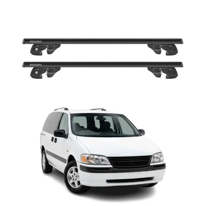 Dachträger Grundtäger für Opel Sintra 1996-1999 Aluminium 90kg TÜV Schwarz 2tlg