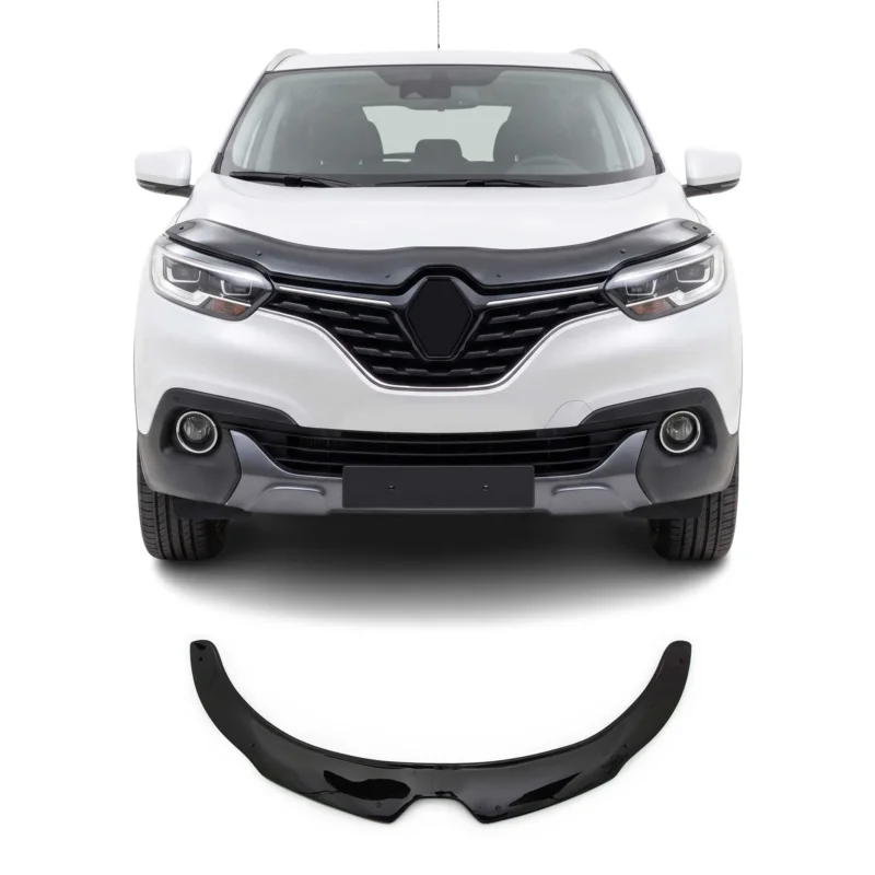Motorhaube Deflektor Insektenschutz für Renault Kadjar 2015-2022 Dunkel