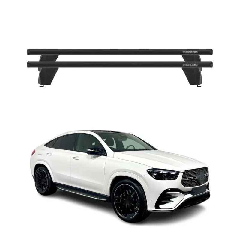 Menabo Dachträger Grundtäger für Mercedes GLE C167 2019-2026 75kg Alu Schwarz 2x