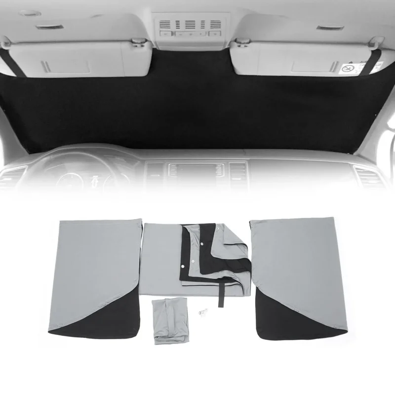 Frontscheibe Gardinen Maß Vorhänge für VW T5 T6 T6.1 Transporter Camping 3tlg