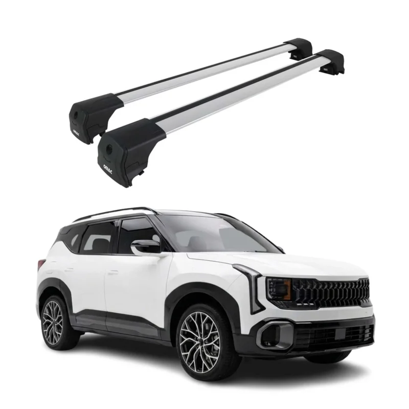 Dachträger Grundtäger für Kia Seltos II 2026-2027 75kg Aluminium Silber 2 tlg
