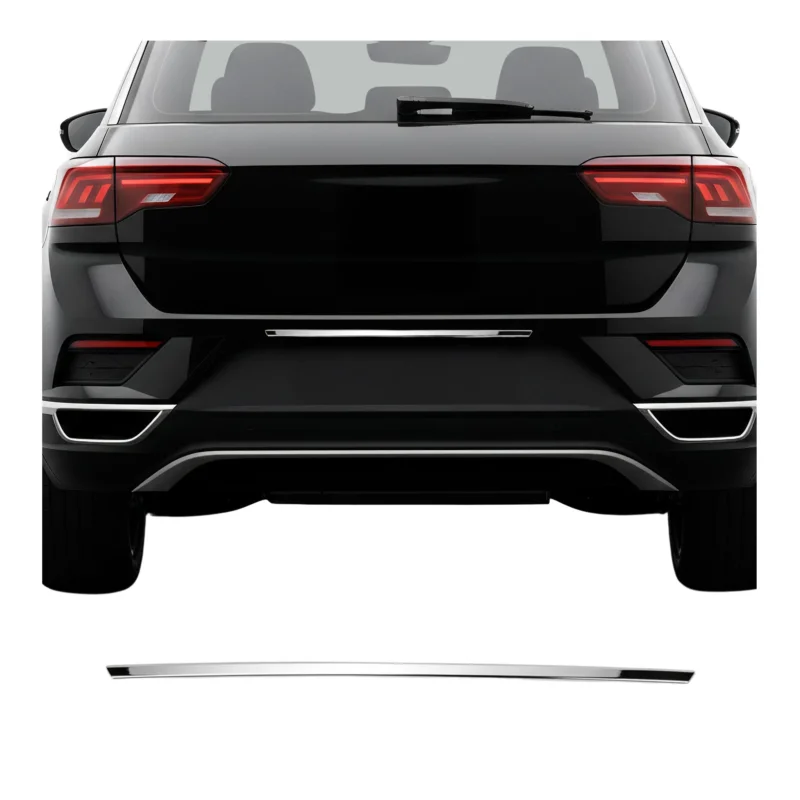 Kofferraumleiste Heckklappe Leiste für VW T-Roc 2017-2022 Edelstahl Chrom 1tlg