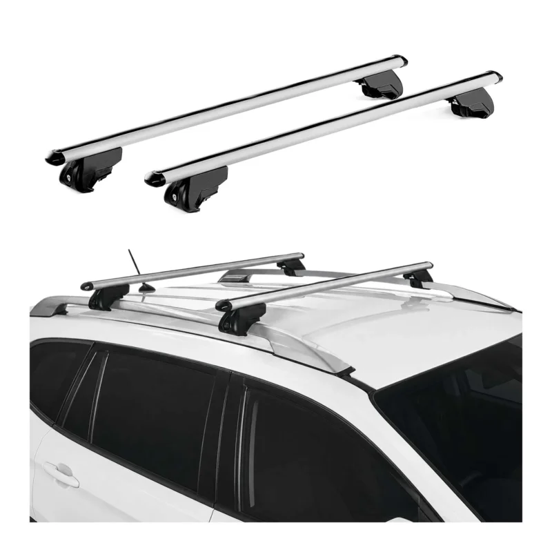 Dachträger für Chevrolet Nubira Kombi 2004-2011 Aluminium Grau Dachgepäckträger