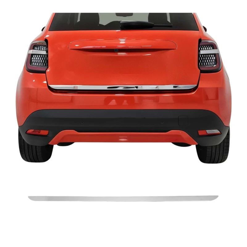Kofferraumleiste Heckleiste für Fiat 600/600E 2023-2026 Edelstahl Chrom Glanz