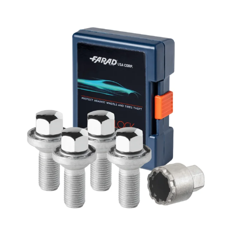 Radschloss Satz für Audi A6 C4 C5 C6 C7 C8 C9 / A6 Allroad 1994-2026 Silber 4x
