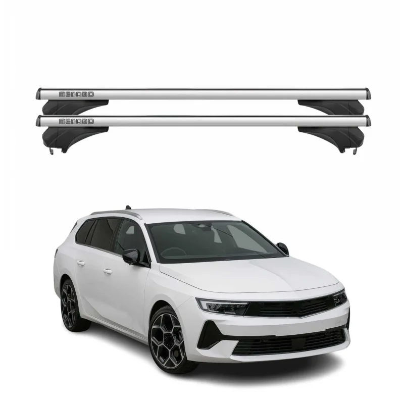 Menabo Dachträger Grundtäger für Opel Astra L 2021-2026 Aluminium Silber 2 tlg
