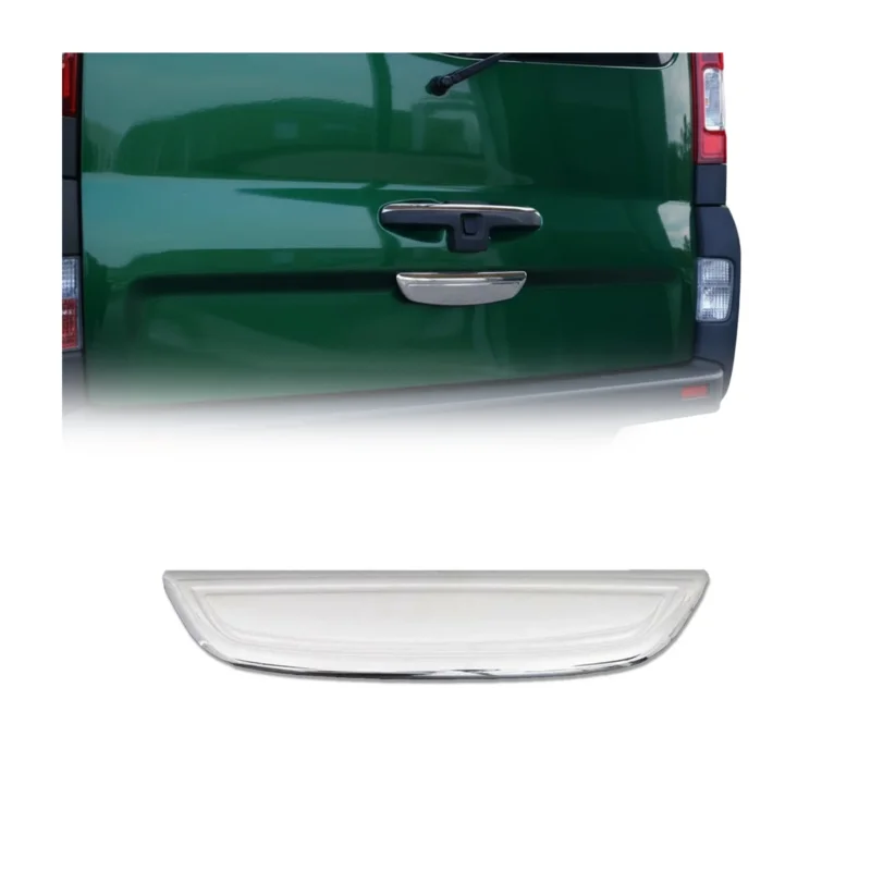 Kofferraumleiste Heckklappe Leiste für Renault Trafic 2001-2014 Edelstahl Chrom