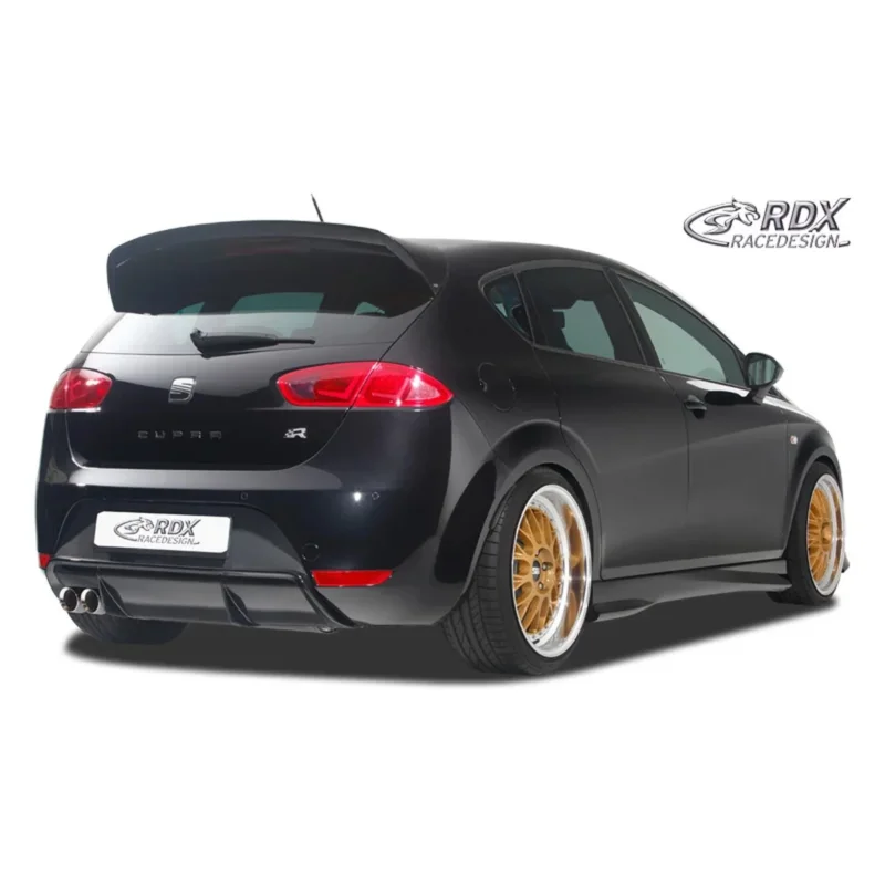 RDX Heckschürzenansatz Diffuser für Seat Leon 1P FR/Cupra Auspuff Links
