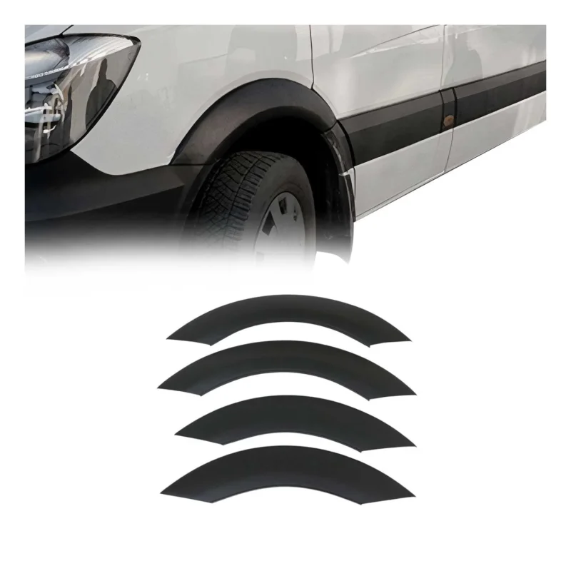 Radläufe Kotflügel Verbreiterung für Mercedes Sprinter W906 2006-2018 ABS 4tlg