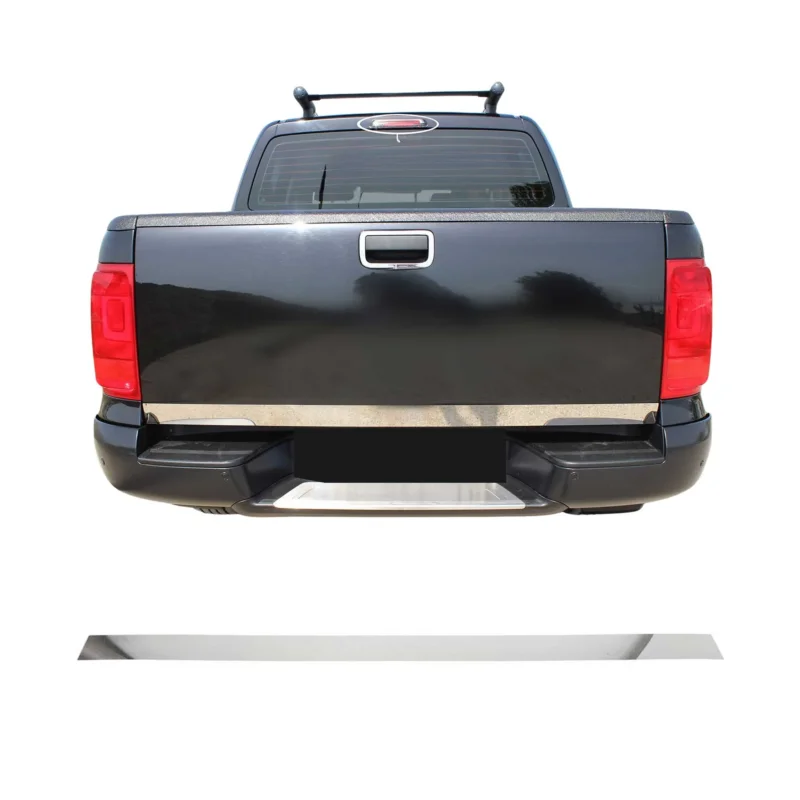 Kofferraumleiste Heckklappe Leiste für VW Amarok 2010-2021 Edelstahl Chrom 1tlg
