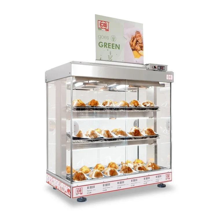 CB-Italy Warmvitrine EVA 100/B LED (Tischgerät)