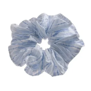 Pastellfarbenes elastisches Scrunchie in Hellblau