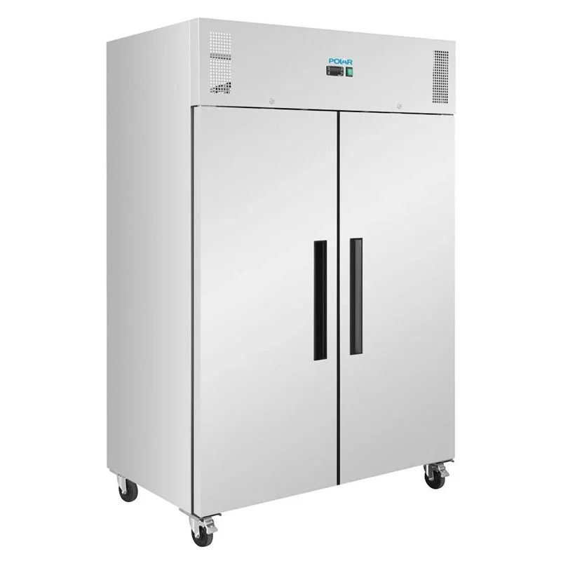 Polar Serie G Umluft Doppel-Tür Upright Kühlschrank 1200L